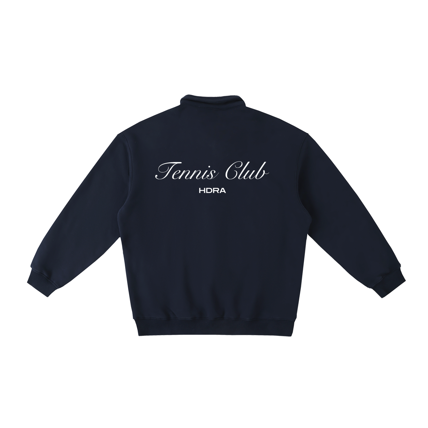 Tennis Club - Heavy Polo-Collar Sweatshirt