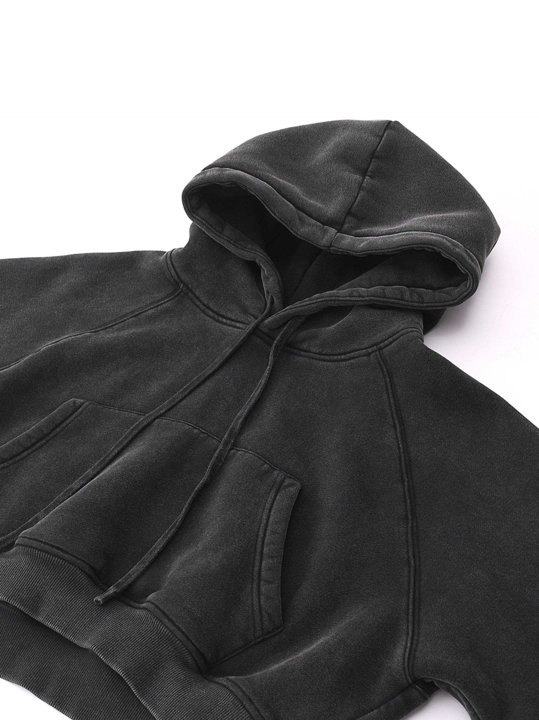 Women's Washed & Cropped Hoodie