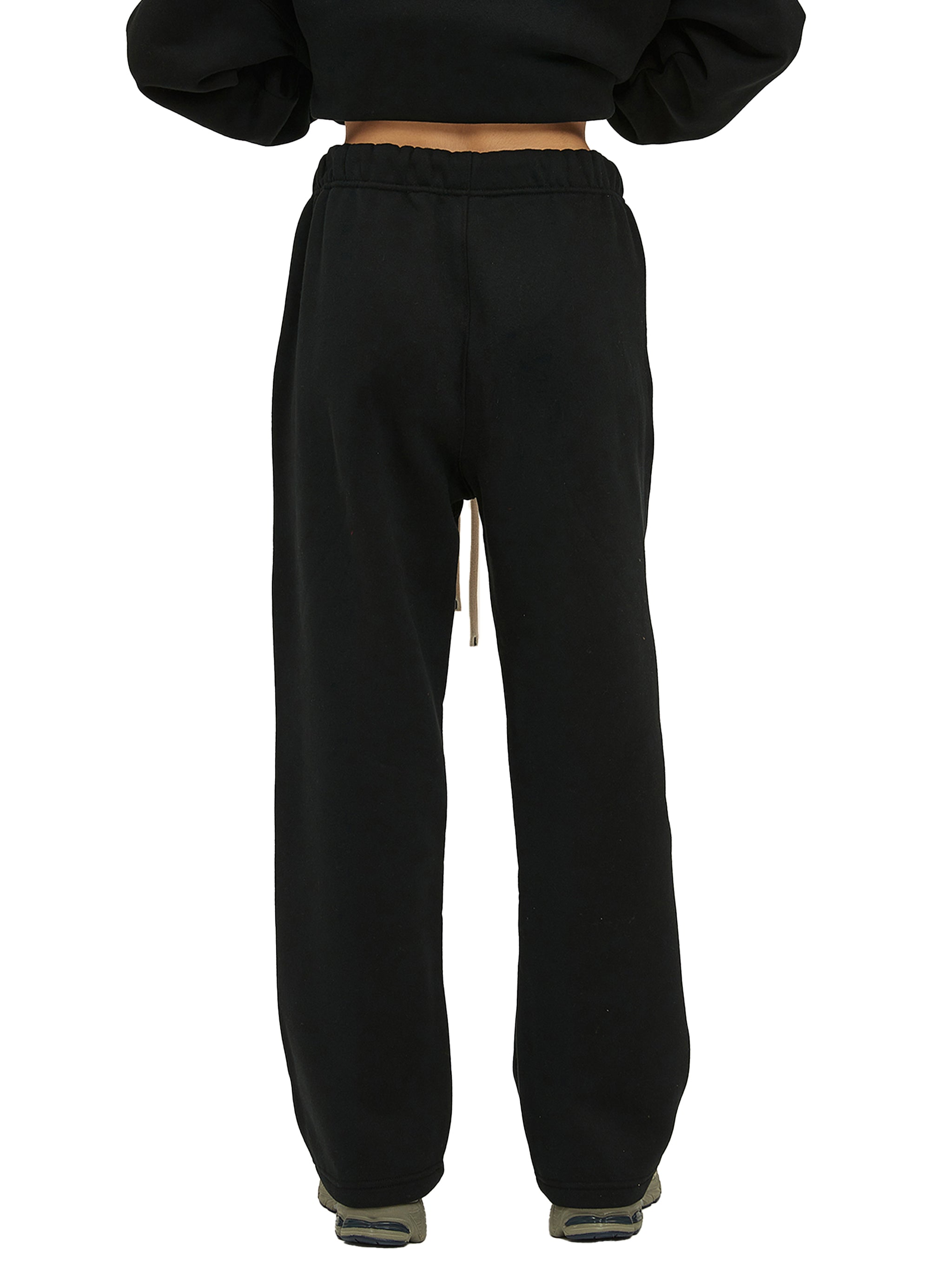 Fleece Straight Leg Pants 